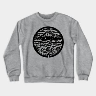 Fuji Town Drain Cover - Japan Crewneck Sweatshirt